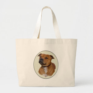 Staffordshire Bull Terrier Gifts Large Tote Bag