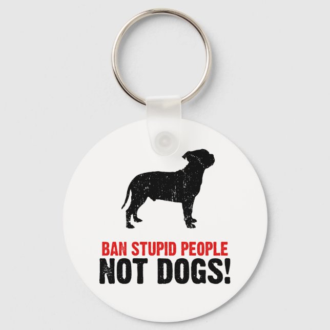 Staffordshire Bull Terrier Key Ring (Front)