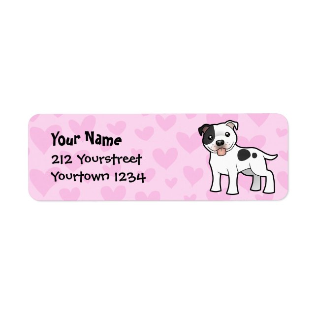 Staffordshire Bull Terrier Love (Front)