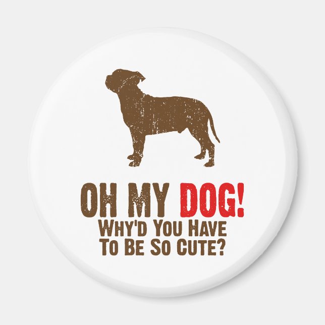 Staffordshire Bull Terrier Magnet (Front)