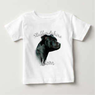 Staffordshire Bull Terrier Mum 2 Baby T-Shirt