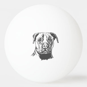 Staffordshire Bull Terrier Ping Pong Ball