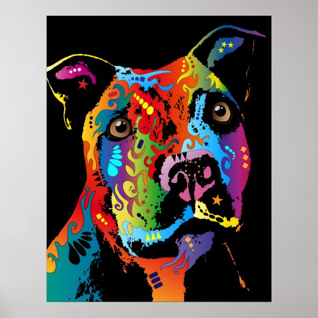 Staffordshire Bull Terrier Poster (Front)