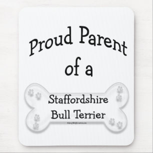Staffordshire Bull Terrier Proud Parent Mouse Mat