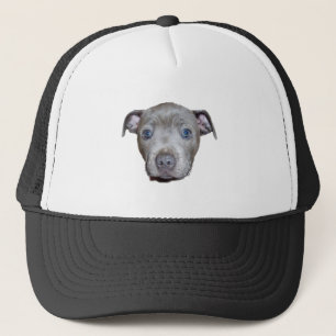 Staffordshire Bull Terrier Puppy Face, Trucker Hat