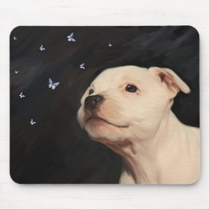Staffordshire Bull Terrier Puppy Mouse Mat