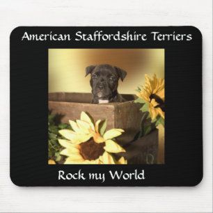 Staffordshire Bull Terrier Puppy Mouspad Mouse Mat