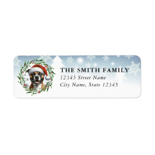 Staffordshire Bull Terrier Return Address Label