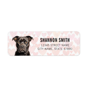 Staffordshire Bull Terrier Return Address Labels