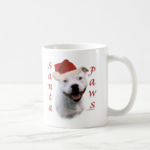 Staffordshire Bull Terrier Santa Paws Coffee Mug