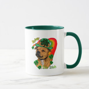 Staffordshire Bull Terrier St Patricks Mug