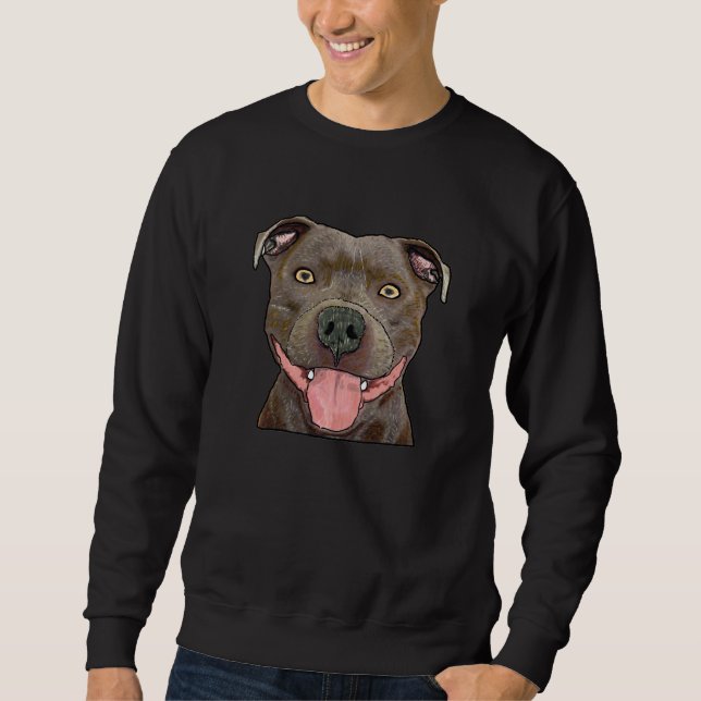Staffordshire Bull Terrier Sweatshirt (Front)