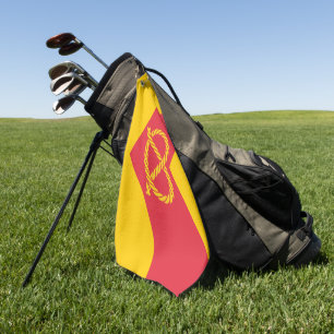 Staffordshire county flag golf towel