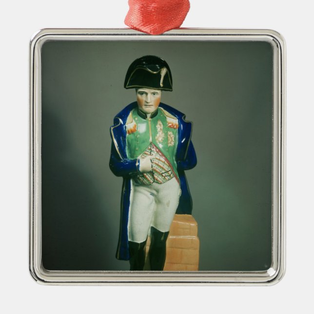 Staffordshire figure of Napoleon Bonaparte Metal Tree Decoration (Front)