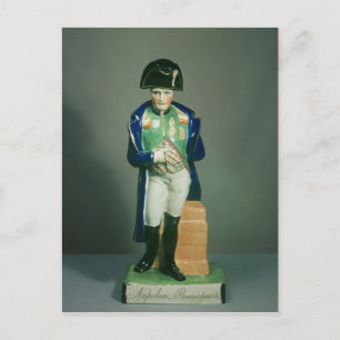 Staffordshire figure of Napoleon Bonaparte Postcard