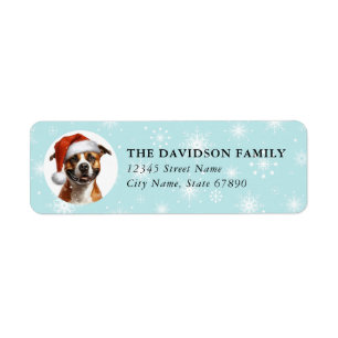 Staffordshire Terrier Return Address Labels