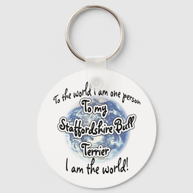 Staffordshire Terrier World 2 - Keychain (Front)