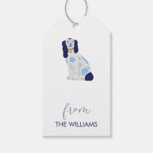 Stafforshire Spaniel Custom Gift Tags