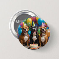 Staffy Celebration: A Birthday Party with Cake 