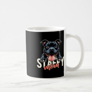Staffy Mum Staffordshire Bull Terrier Dog Tattoo F Coffee Mug