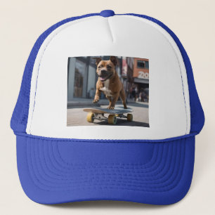 Staffy Skateboarder, Trucker Hat