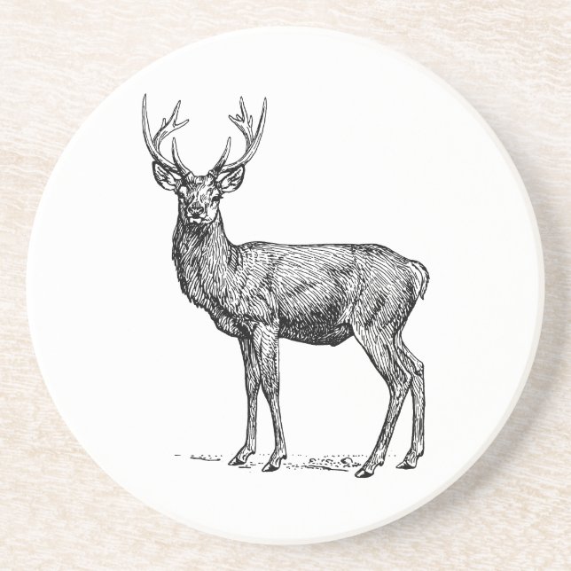 Stag 02 coaster (Front)
