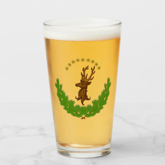Stag and Bough Logo Glass