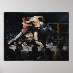Stag at Sharkey’s by George Bellows (1909) Poster