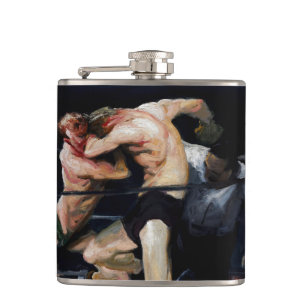 Stag at Sharkey's 1909 Hip Flask