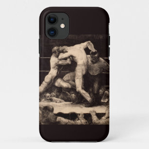 Stag at Sharkey's by George Bellows iPhone 11 Case