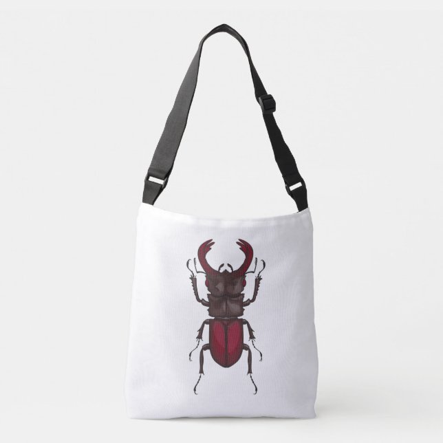 Stag beetle crossbody bag (Front)