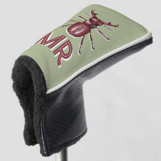 Stag Beetle Custom Monogram Insect Art Golf Head Cover