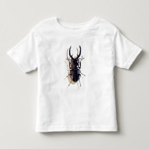 "Stag beetle" Insect Watercolor Art Toddler T-Shirt