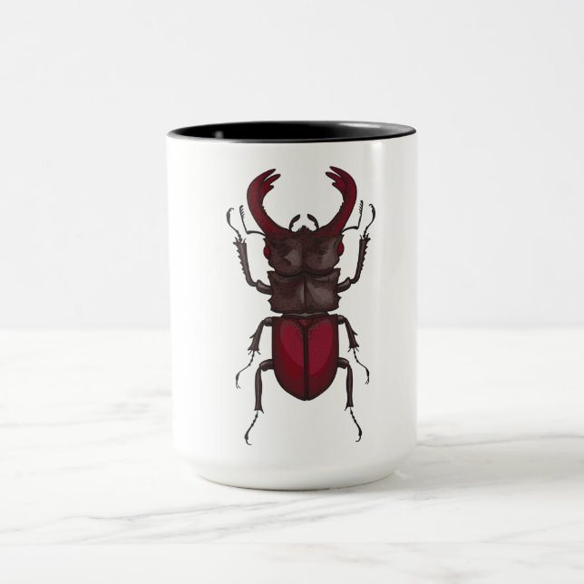 Stag beetle mug (Center)