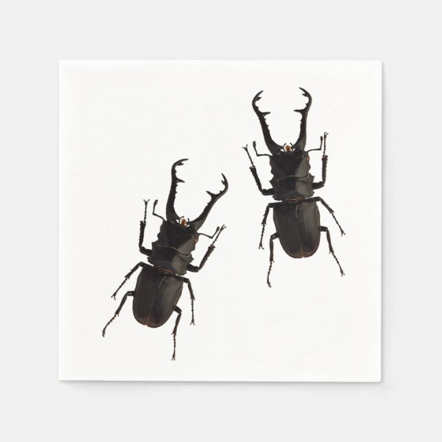 Stag Beetle Napkin (Front)