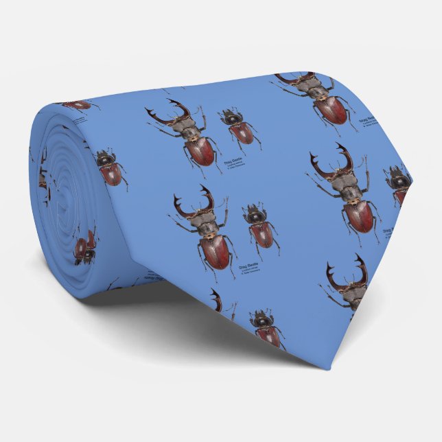 Stag Beetle Tie (Rolled)