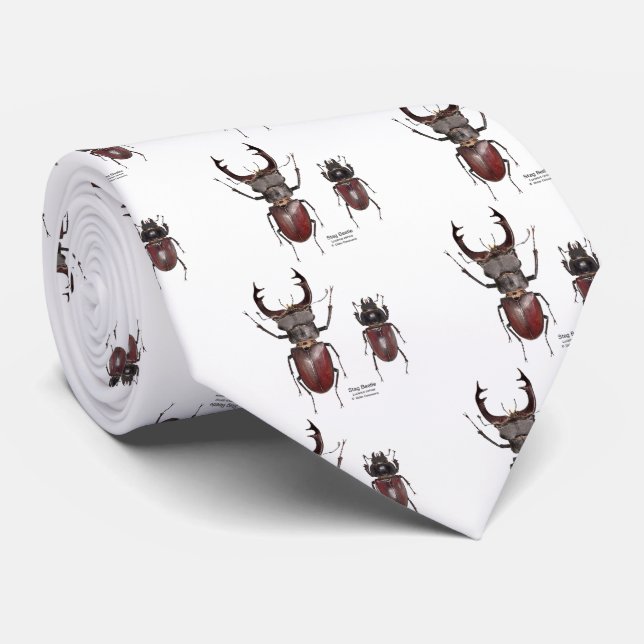 Stag Beetle Tie (Rolled)