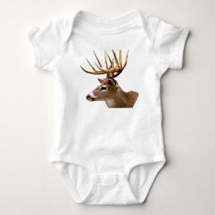 Stag Buck Deer Baby Bodysuit
