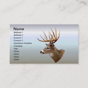 Stag Buck Deer Business Card