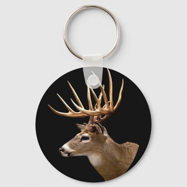 Stag Buck Deer Key Ring (Front)