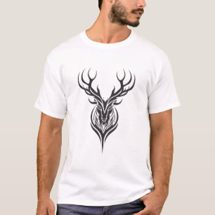 Stag Deer Animal Freedom World Wildlife Wonder Art T-Shirt