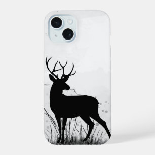 Stag Deer Wildlife Animal Nature Art iPhone 15 Case