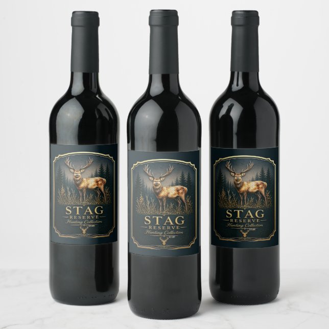 STAG – HUNTING COLLECTION  WINE LABEL (Bottles)