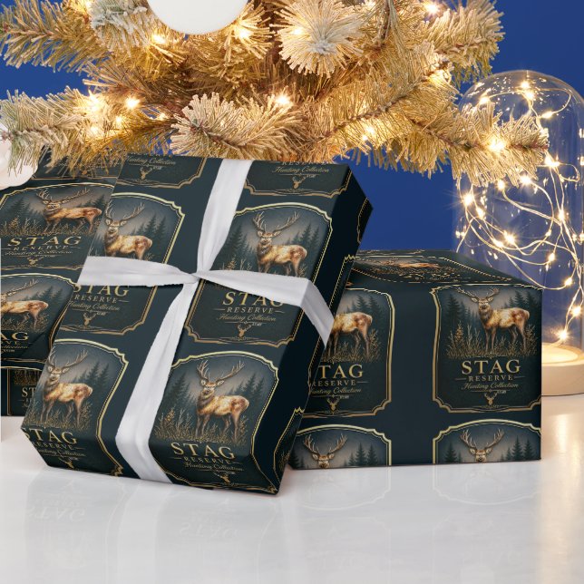 STAG – HUNTING COLLECTION  WRAPPING PAPER (Holidays)