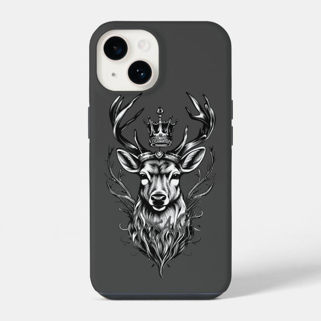 Stag Husband King  iPhone Case (Back)