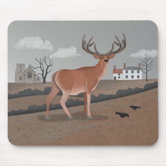 Stag Mouse Mat (Front)