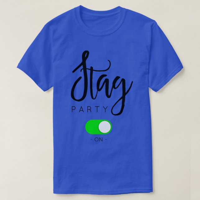 Stag party colour T-Shirt (Design Front)