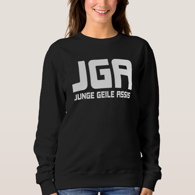 Stag party saying JGA boy cool Assis Sweatshirt (Front)