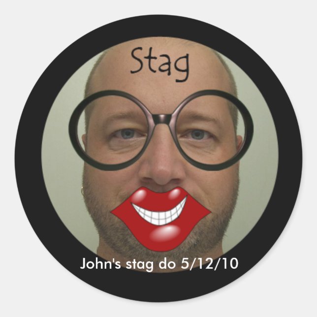 Stag party stickers (Front)