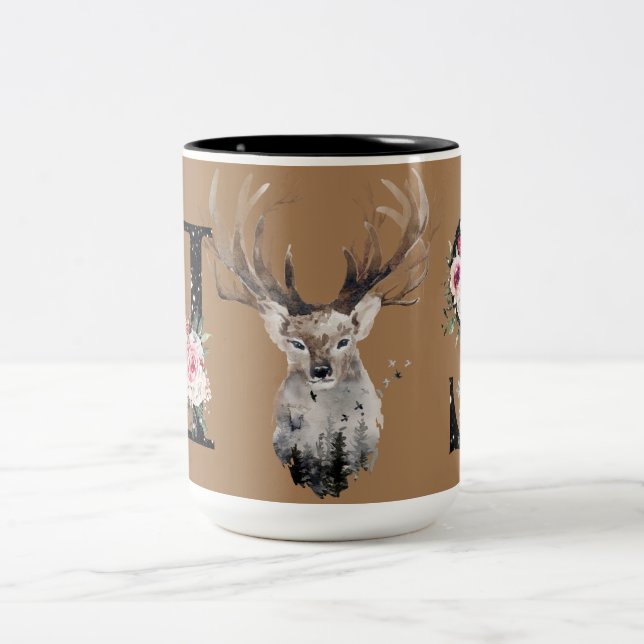 Stag Personalised Mug (Center)